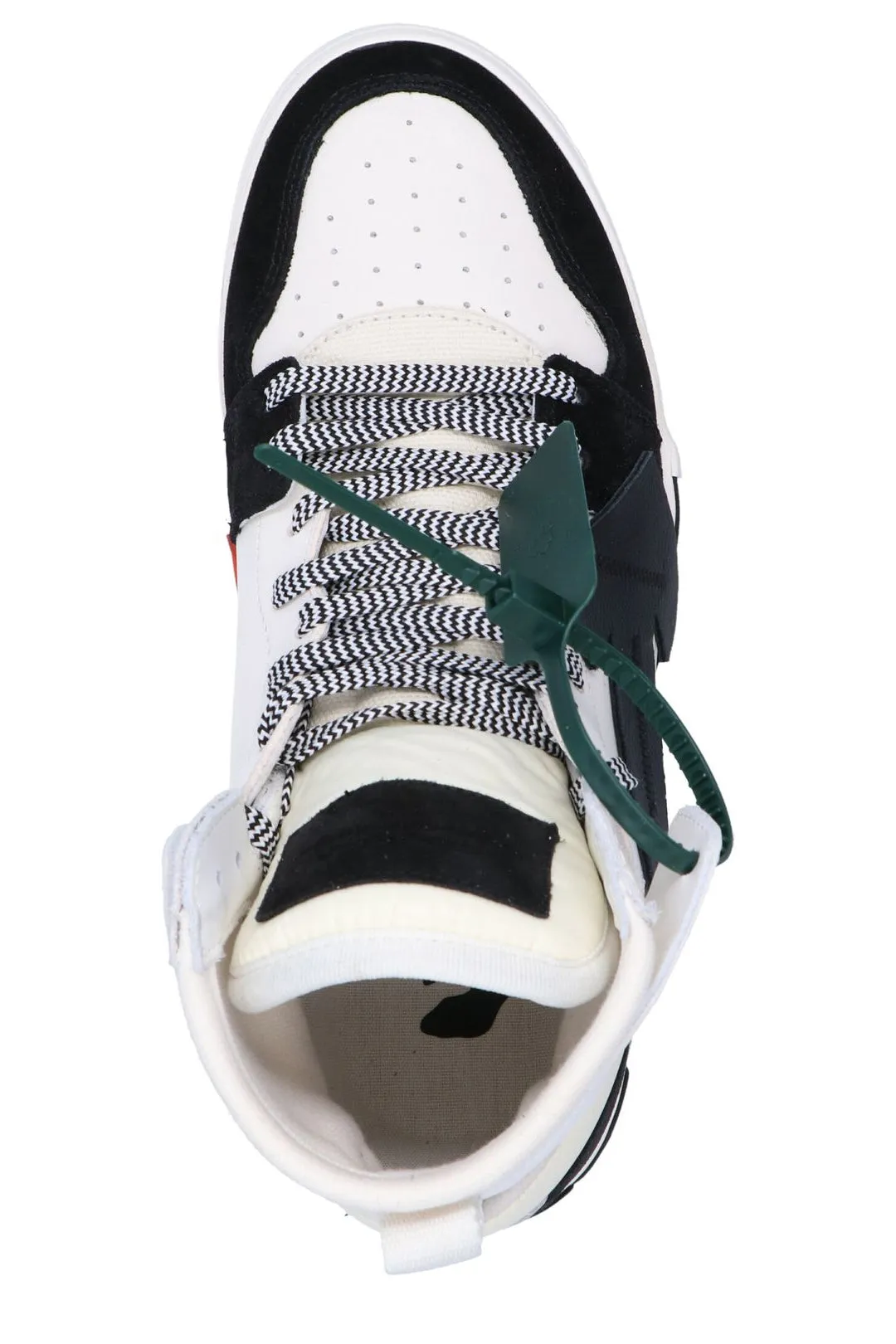 Off-White Lace-Up Vulcanized Sneakers