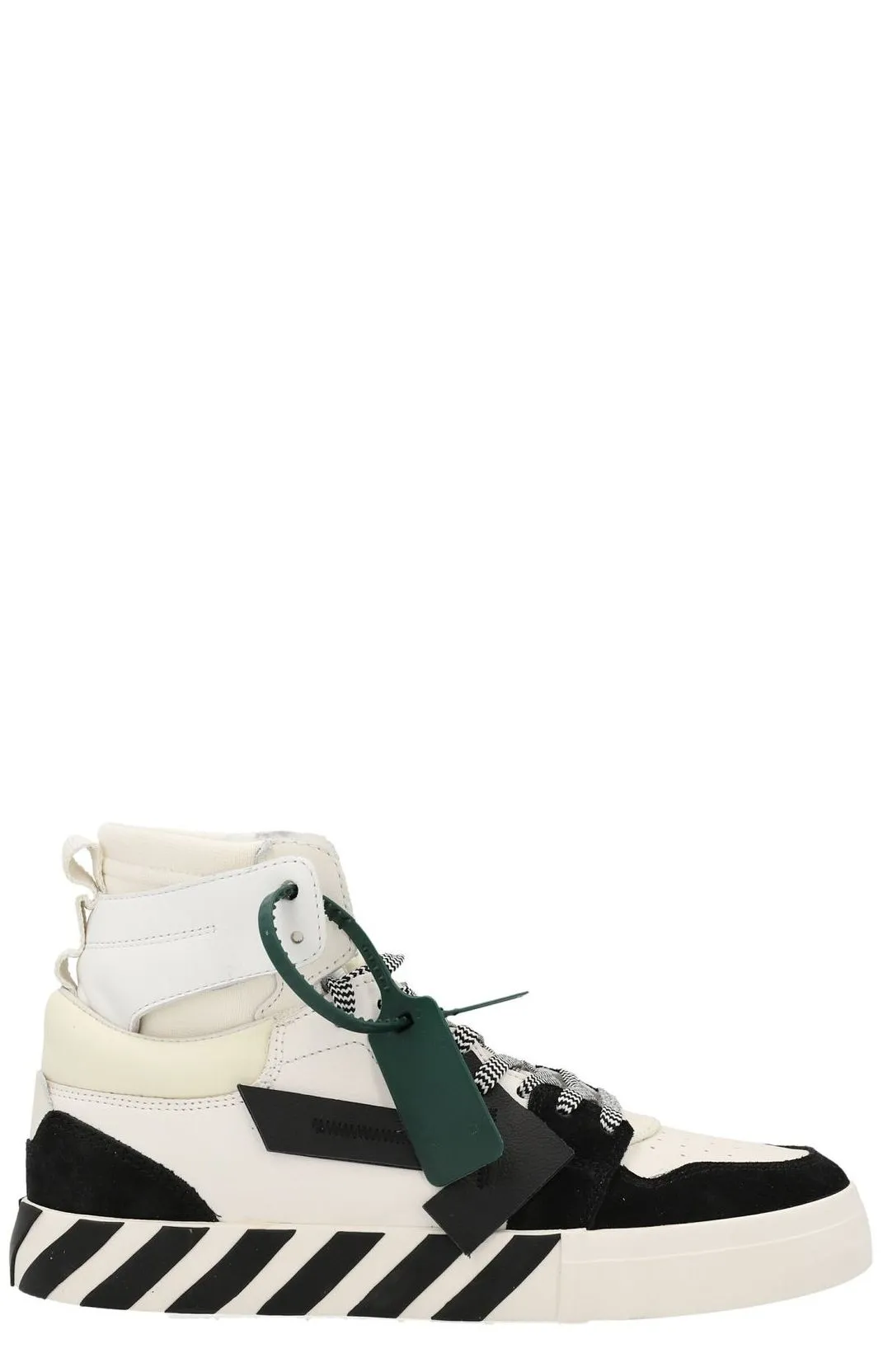 Off-White Lace-Up Vulcanized Sneakers
