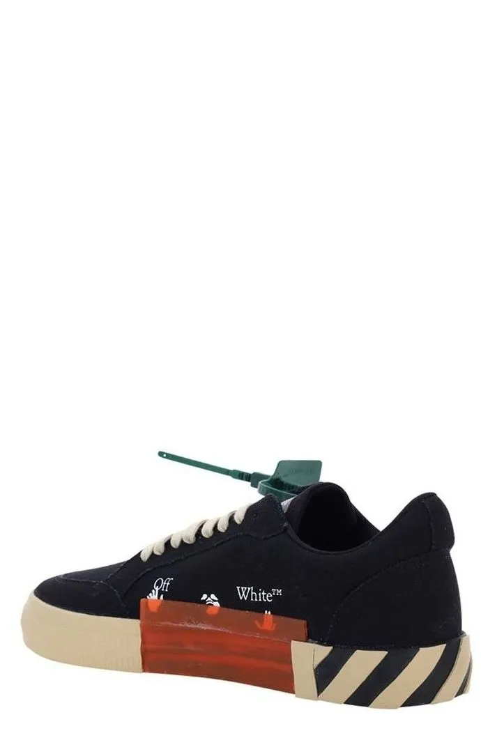 Off-White Vulcanized Lace-Up Sneakers
