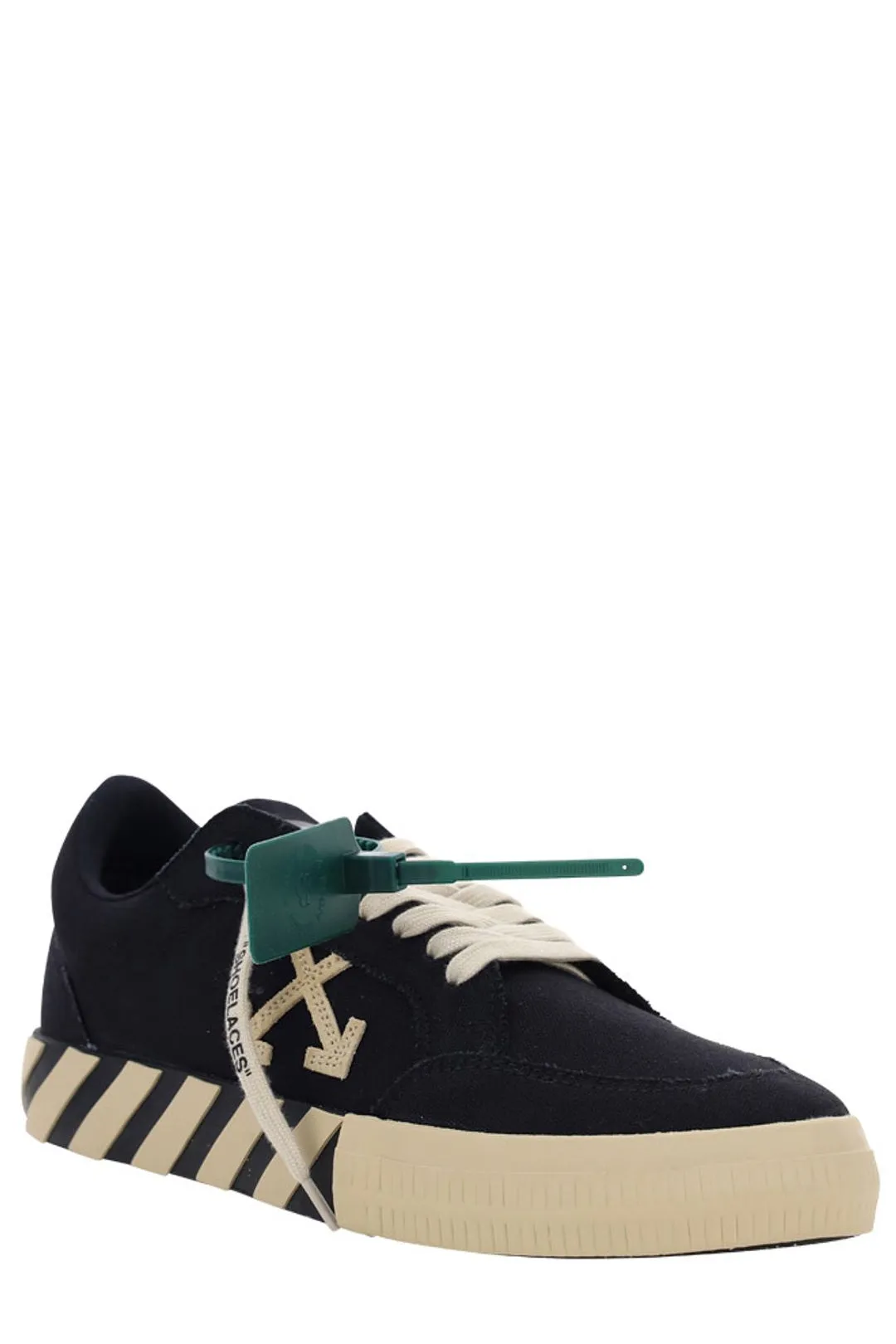 Off-White Vulcanized Lace-Up Sneakers