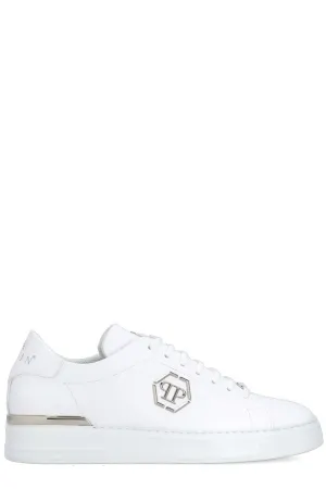 Philipp Plein Logo Patch Low-Top Sneakers