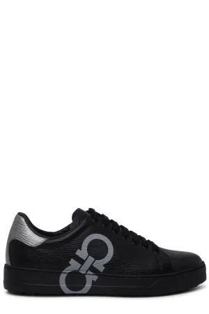 Salvatore Ferragamo Gancini Printed Low-Top Sneakers