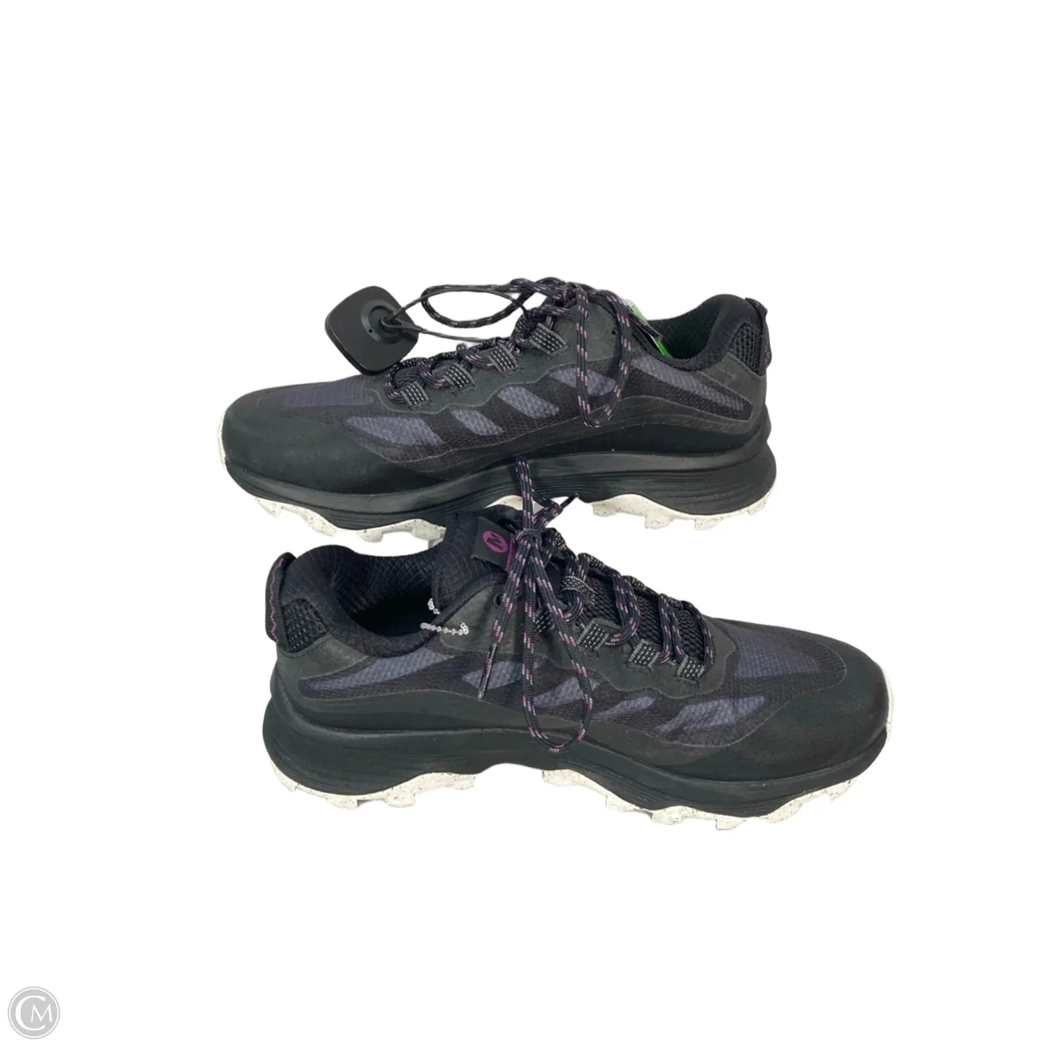 Shoes Hiking By Merrell In Black, Size: 10