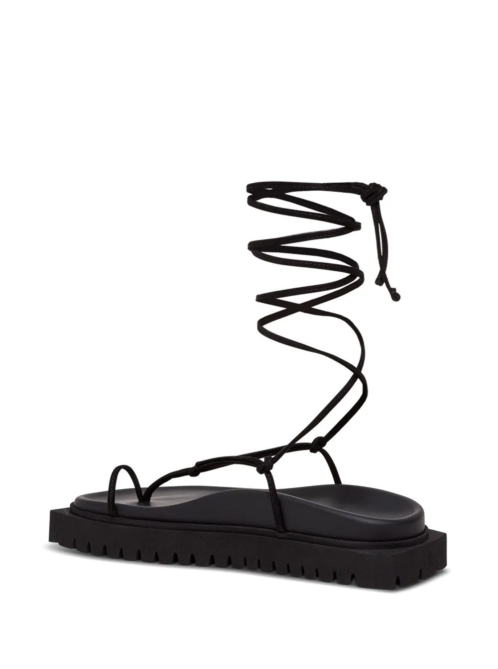 The Attico Lace-Up Platform Sandals