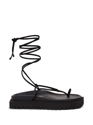 The Attico Lace-Up Platform Sandals