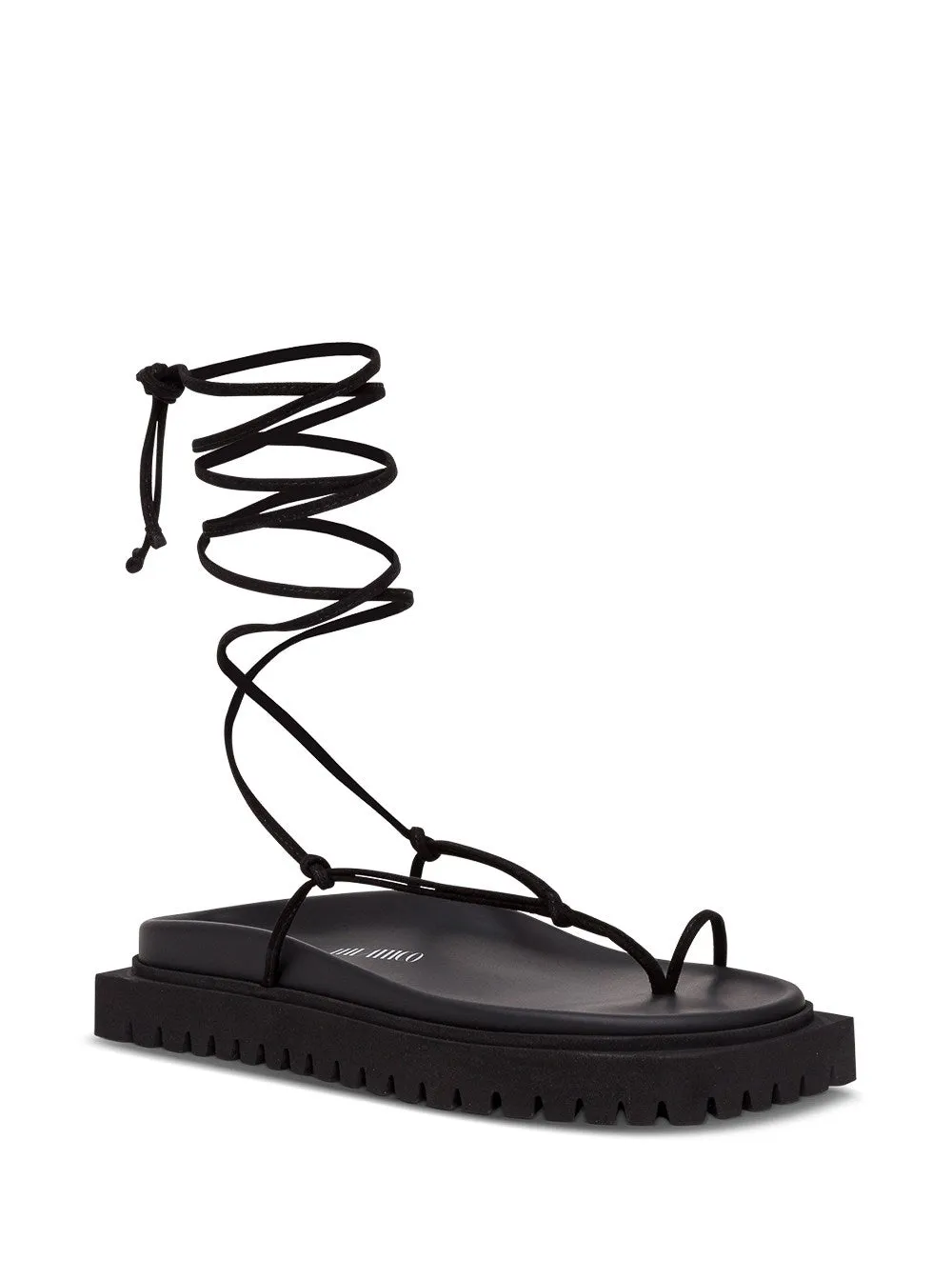 The Attico Lace-Up Platform Sandals