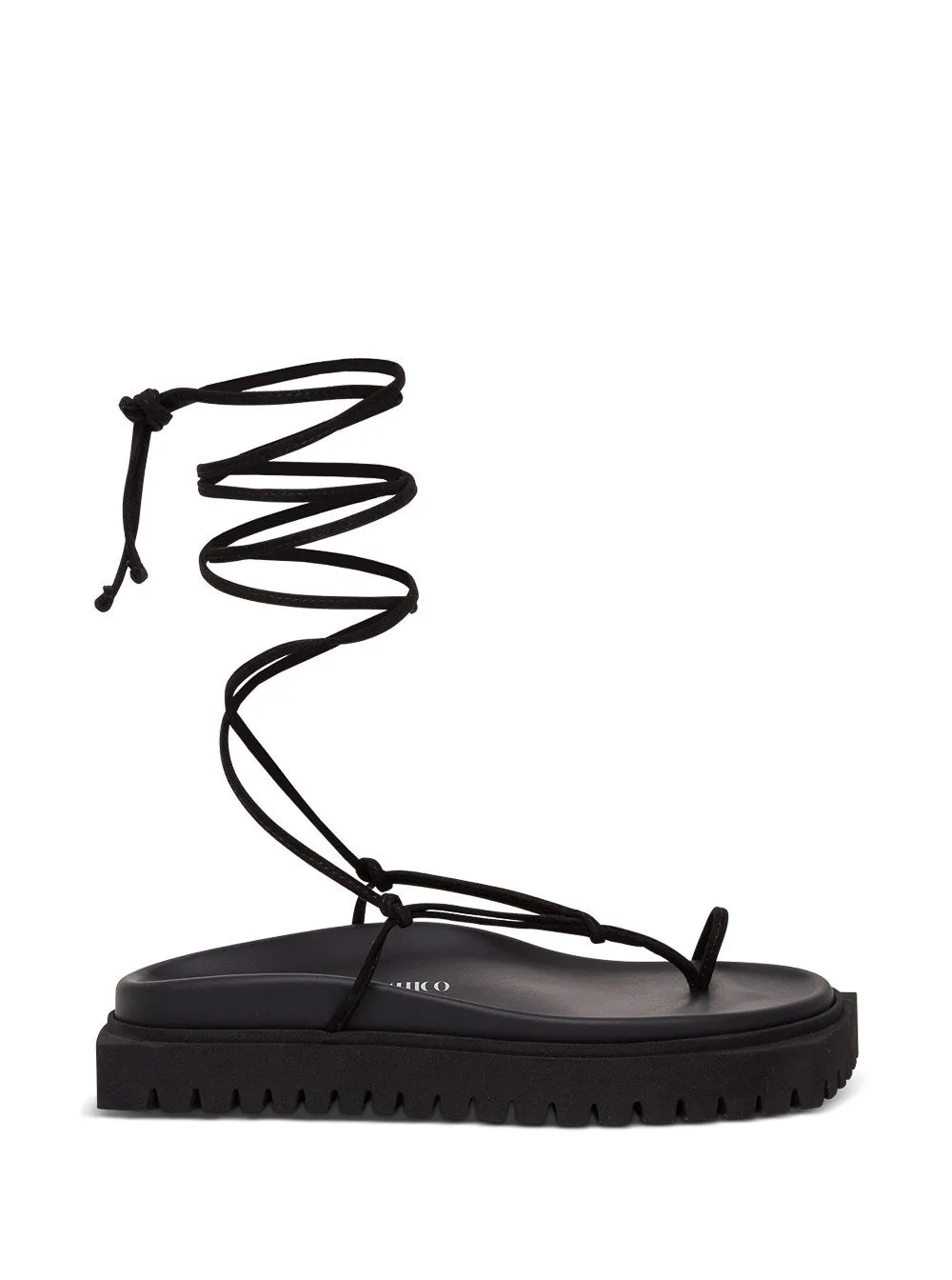 The Attico Lace-Up Platform Sandals