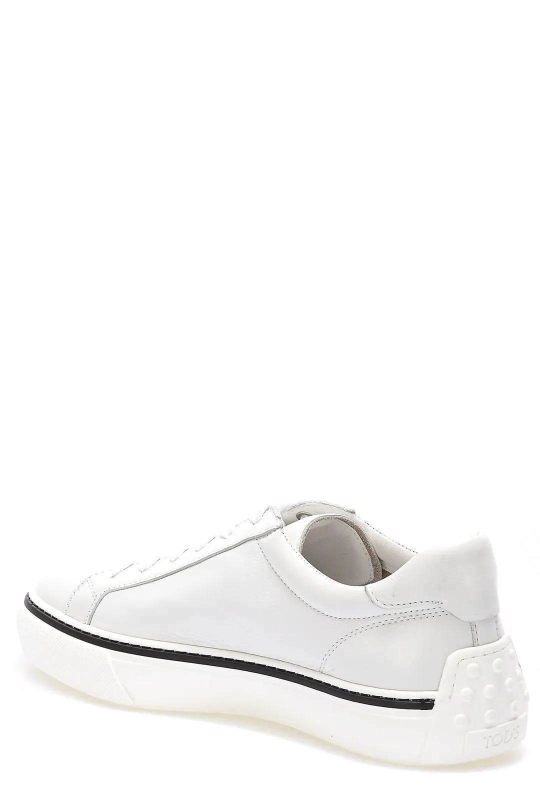 Tod's Round Toe Low Top Sneakers