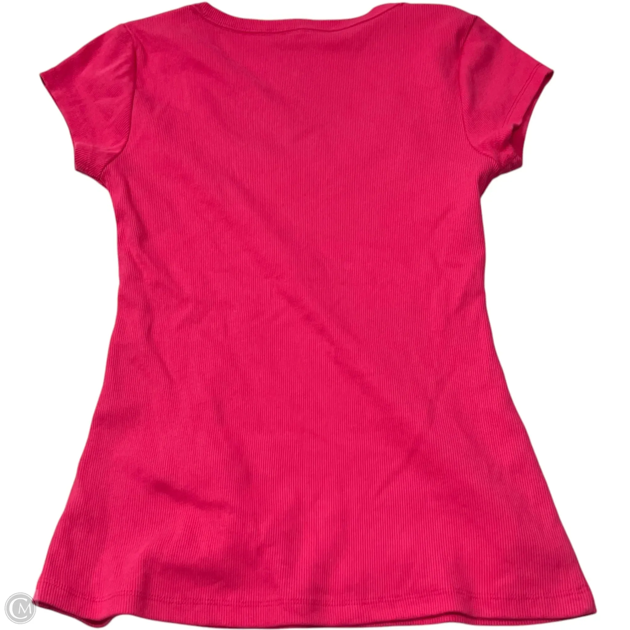 Top Short Sleeve By Pilcro In Pink, Size: M