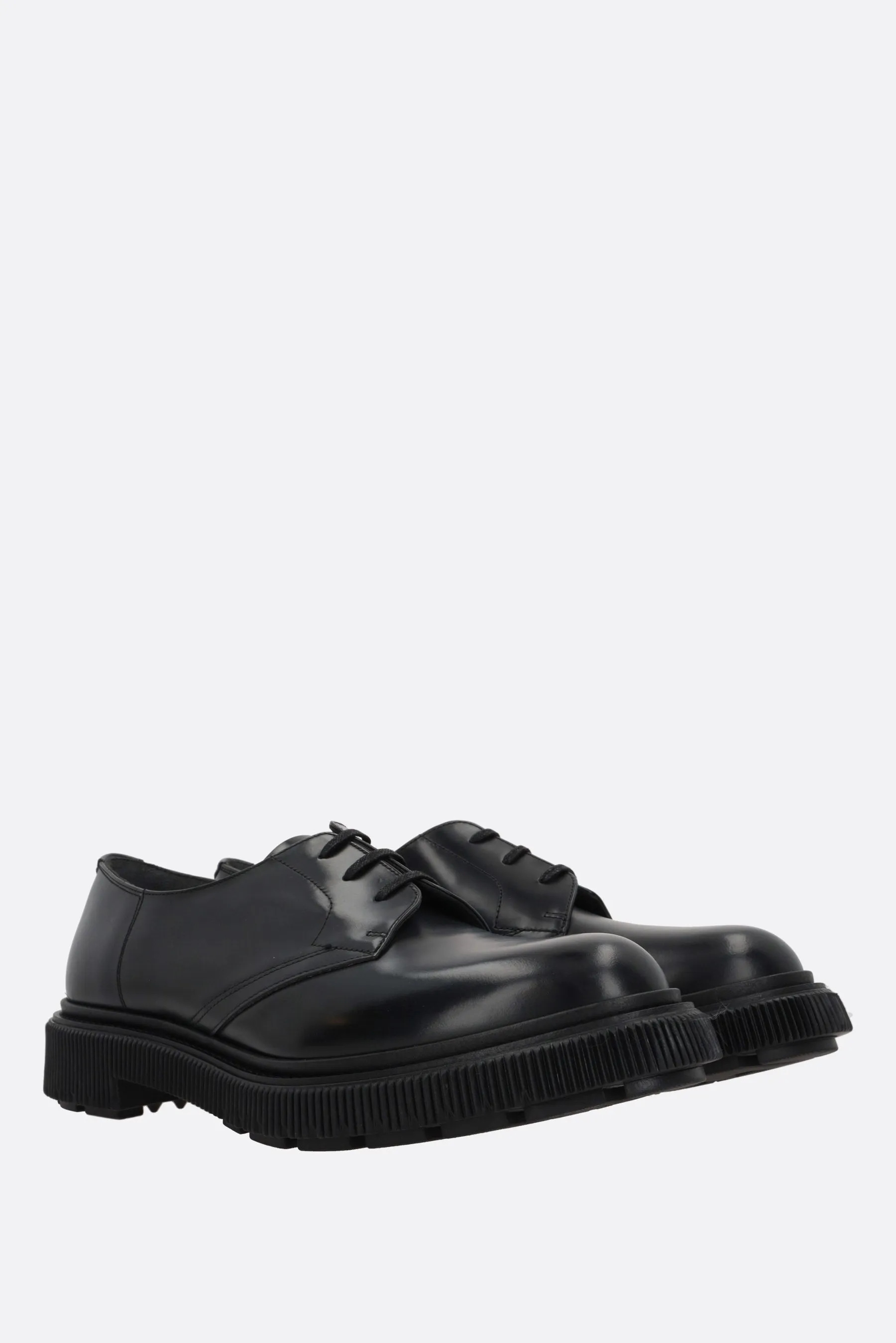 Type 132 derby shoes in brushed leather