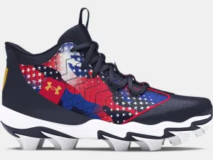 Under Armour Boys' Harper 9 RM Jr USA Baseball Cleats