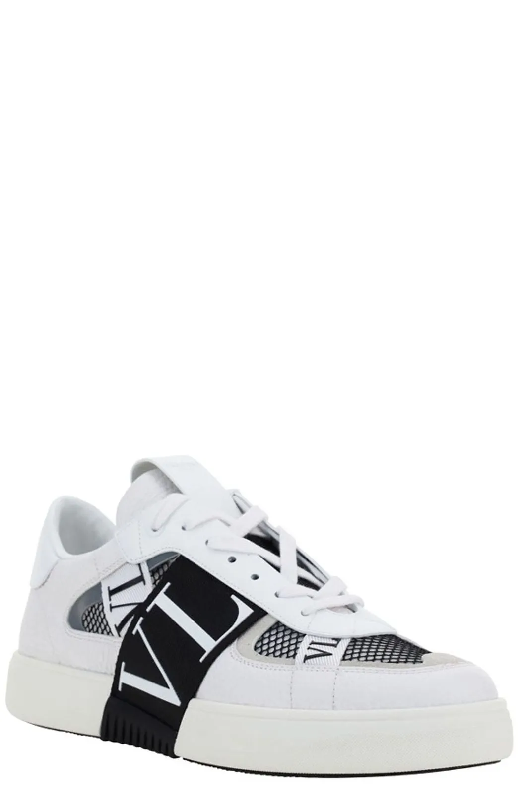 Valentino VLTN Panelled Lace-Up Sneakers