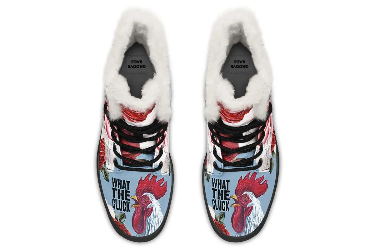 What The Cluck Winter Boots