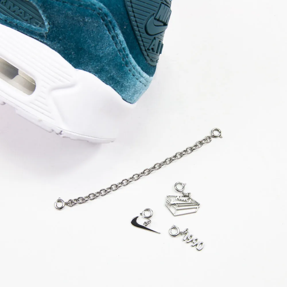 WMNS Air Max 90 Premium (Ash Green/Metallic Silver)