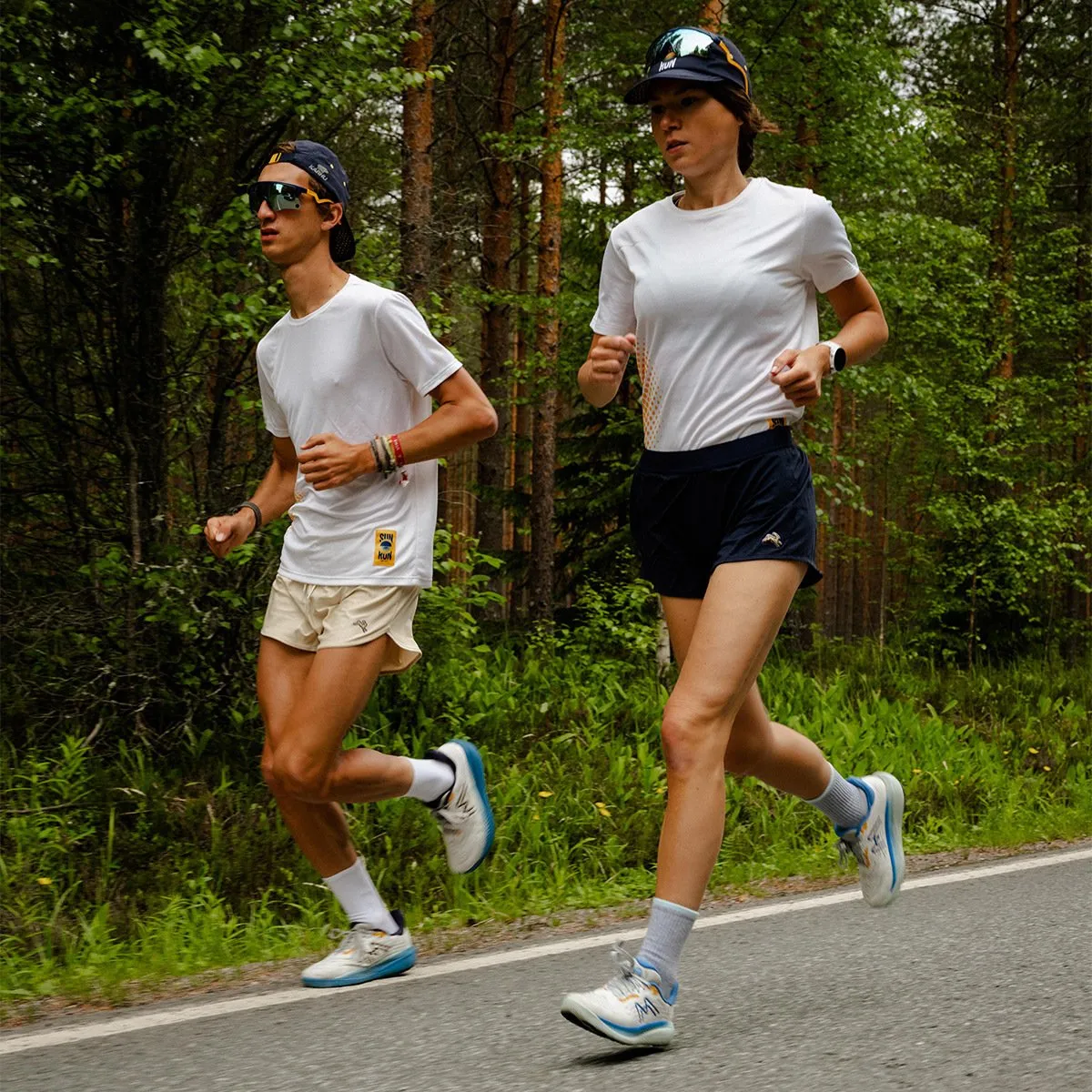 WOMEN'S IKONI 3.0 SUN RUN - WHITE / SUPER SONIC