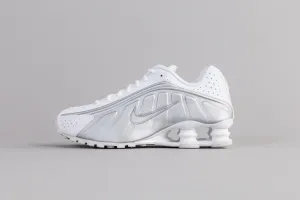 Women's Nike Shox R4 'White and Metallic Silver'