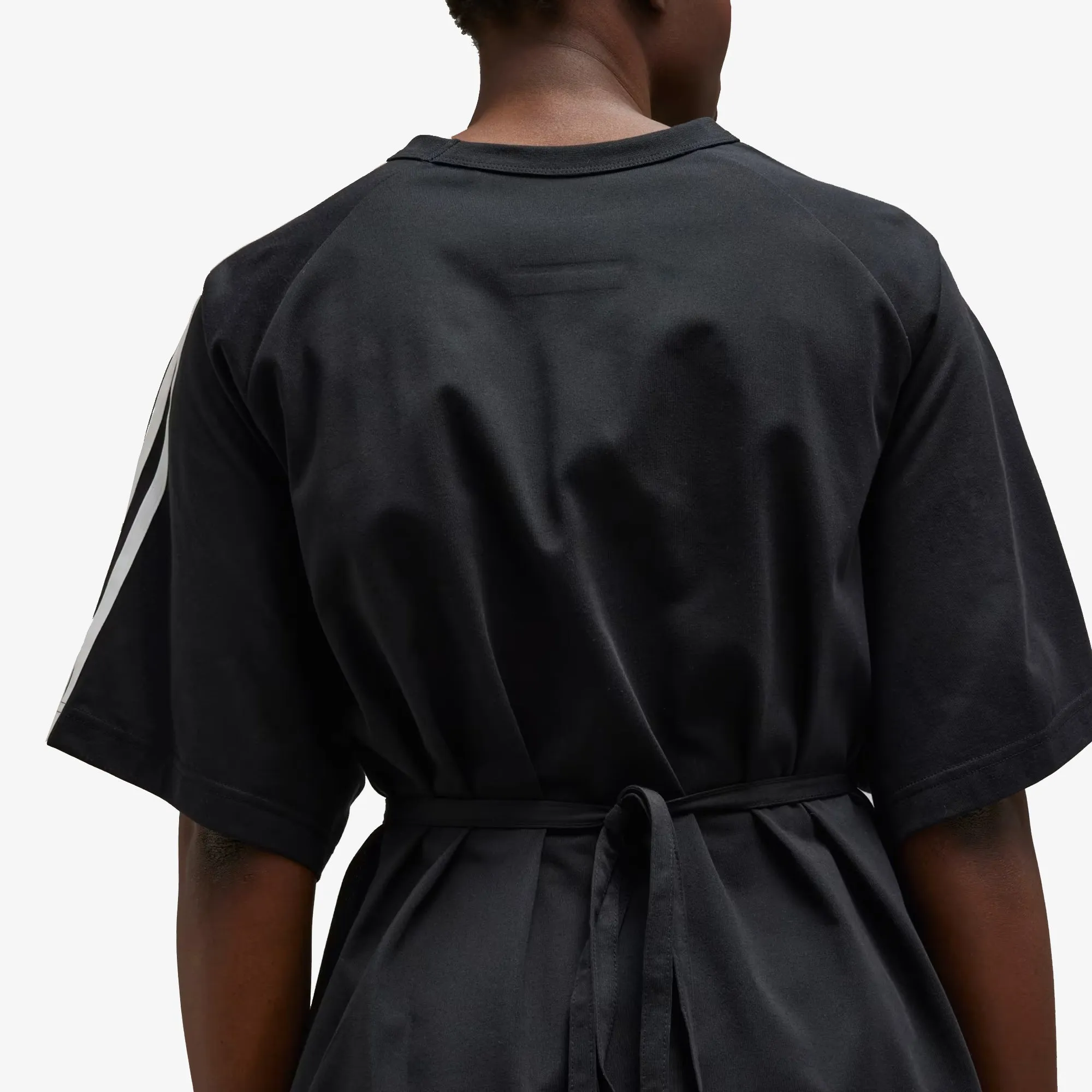 Y-3 | SAIL CLOSURE SHORT SLEEVE TEE  { BLACK