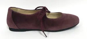 Zapeti Rose Velvet Lace Shoe