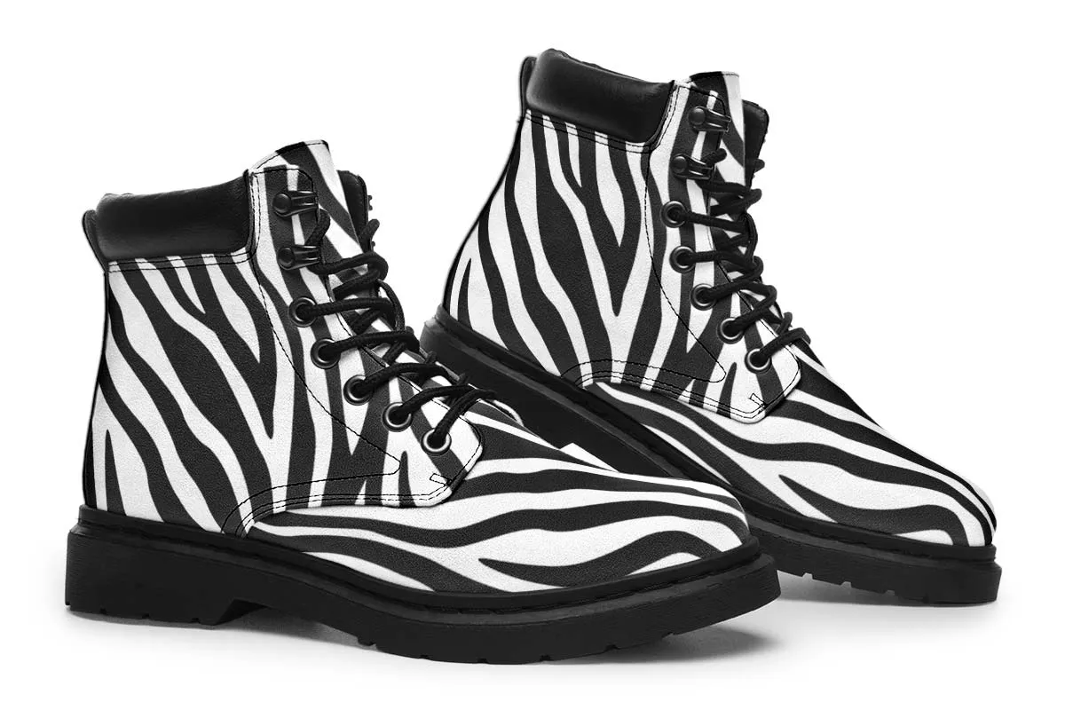 Zebra Print Classic Vibe Boots