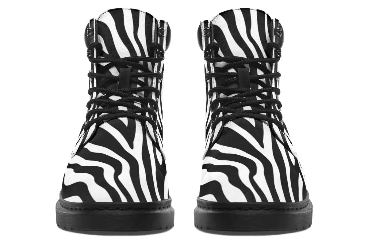 Zebra Print Classic Vibe Boots