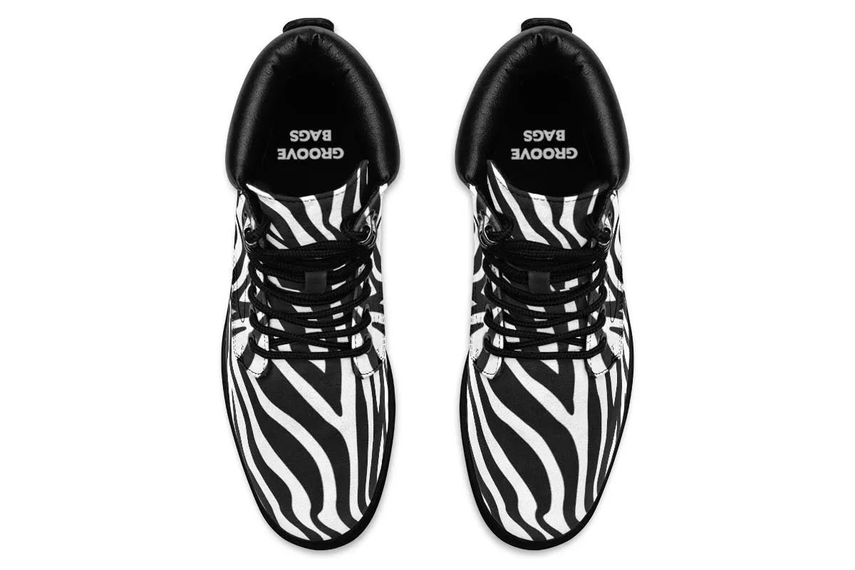 Zebra Print Classic Vibe Boots